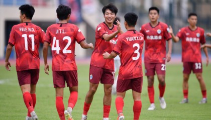 🤙中乙杀手！申花租借至广西恒宸的小将费尔南多上演五子登科